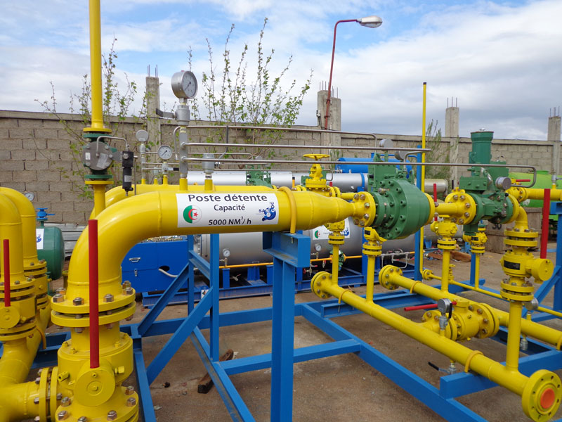 Poste de détente de capacité 5000 Nm3/h